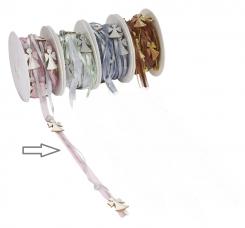 Creapop TRENDY-Band Engel, rosenholz/silber, Rol. à 5 m 