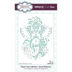 Creative Expressions Paper Cuts Stanzschablone - Exotic Elephant 