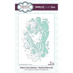 Creative Expressions Paper Cuts Stanzschablone -Mythical Mermaid - Meerjungfrau 