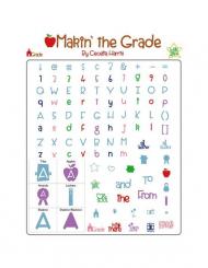 Cricut Cartridge (Einsatzmodul) Makin the grade 