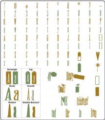 Cricut Cartridge (Einsatzmodul) Stamped 