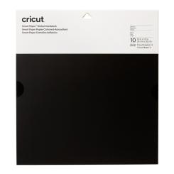 Cricut Smart Sticker Cardstock 33x33cm 10 Blätter Schwarz 