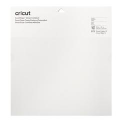 Cricut Smart Sticker Cardstock 33x33cm 10 Blätter Weiß 