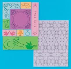 Cuttlebug All in One Prägeplatten true love Set / 10 tlg. + Aufbewahrungsbox 