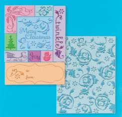 Cuttlebug All in One Prägeplatten twinkle Set / 10 tlg. + Aufbewahrungsbox 