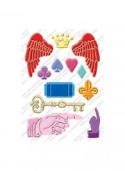 Cuttlebug Stanz- und Embos.schablone plus vintage collage 12,7X17,8cm 