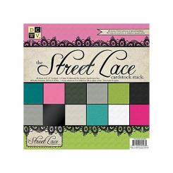DCWV Cardstock stack street lace 20,3x20,3cm 48 Bögen 