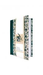 DCWV Small bound notebook Black cream 8,25X13cm 