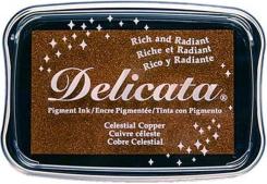 Tsukineko Delicata Metallic Stempelkissen Metallic Celestial copper Metallic Celestial copper