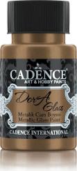 Cadence Dora Glas & Porzellanfarbe Glitzer-Metallic - 50ml Peridot Gold Peridot Gold