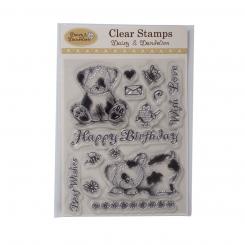 Daisy and Dandelion clear stamps - daisy & dandelion 