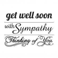 Darice Embossing - 3er Set Prägeschablone 3,5x14,6cm Borders Sentiments 