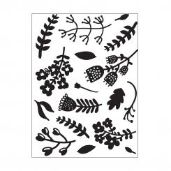 Darice Embossing - Prägeschablone 10,8x14,6cm Blumen 