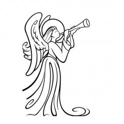 Darice Embossing - Prägeschablone 10,8x14,6cm Engel 