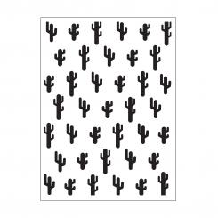 Darice Embossing - Prägeschablone 10,8x14,6cm Kaktus 