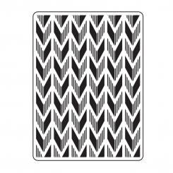 Darice Embossing - Prägeschablone 10,8x14,6cm Pfeil 