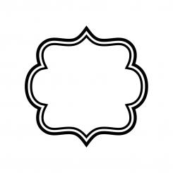 Darice Embossing - Prägeschablone 10,8x14,6cm Square Border 