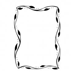 Darice Embossing - Prägeschablone 10,8x14,6cm leafy vine 