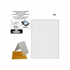 Darice Embossing - Prägeschablone A4 dot 