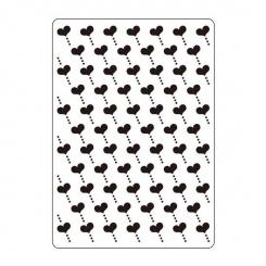 Darice Embossing-Prägeschablone Hearts 14,6x10,8cm 