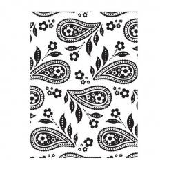 Darice Embossing-Prägeschablone Paisley 10,8x14,6cm 