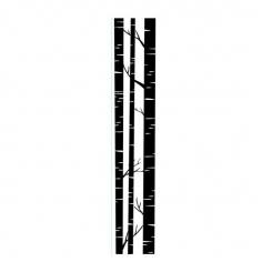 Darice Embossing-Prägeschablone Stamm 6,5x30,5cm 