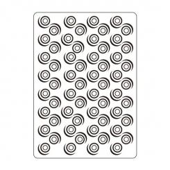 Darice Embossing-Prägeschablone Swirl 14,6x10,8cm 