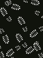 Darice Embossing-Prägeschablone boot tracks 14,6x10,8cm 