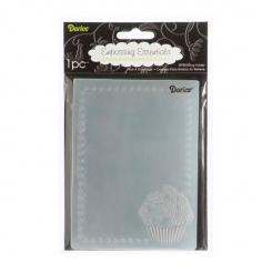 Darice Embossing-Prägeschablone cupcake 10,8x14,6cm 