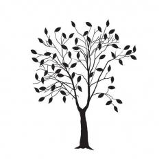 Darice Embossing-Prägeschablone leafin 14,6x10,8cm 