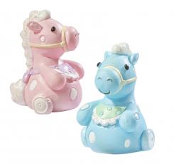 Dekofigur CREApop Babypferd blau, ca. 4 cm 