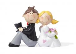 Dekofigur CREApop Hochzeitspaar IV ca. 6,5 cm 