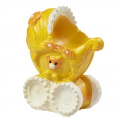 Dekofigur CREApop Kinderwagen, gelb ca. 4 cm 