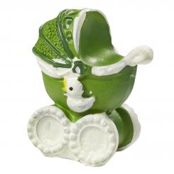 Dekofigur CREApop Kinderwagen, grün ca. 4 cm 