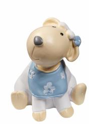 Dekofigur CREApop Schaf blau, 4,5 cm 