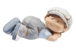 Dekofigur Kind "Max" ca. 9 cm, liegend 