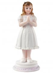 Dekofigur Kommunion/Konfirmation Mädchen ca. 9 cm 