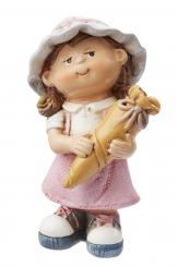 Dekofigur Schulkind "Emma" ca. 7 cm, stehend 