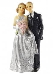 Dekofigur Silberpaar I ca. 10 cm 