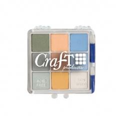 Dekor. Kreide Set 9 Farben summer sea Box 10,5x10,5cm 