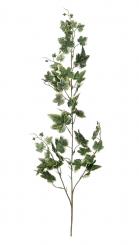 Dekoration Efeu Zweig, grün-weiß 55cm 