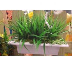 Dekorations 1 Graspick grün 21cm 