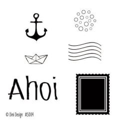 Dini Design Clearstempel 7 x 8cm - Ahoi 2 
