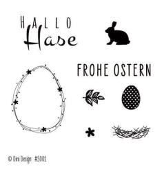 Dini Design Clearstempel 7 x 8cm - Ostern 