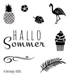 Dini Design Clearstempel 7 x 8cm - Sommer 