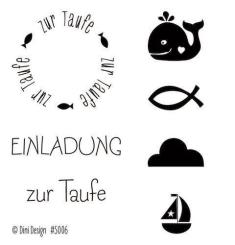 Dini Design Clearstempel 7 x 8cm - Taufe 