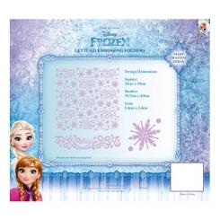 Disney Präge & Embossingfolder 3er Set - Disney Die Eiskönigin / Frozen - Let it Go 