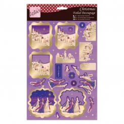 Docrafts 3D-Stanzbogen mit Goldfolie - Anita's - Heilige 3 Könige 