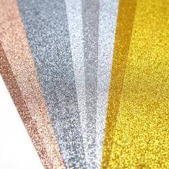 Dovecraft Glitterkarton Doppelseitig DIN A4  350g/m²  - 12 Bögen - Metallic 