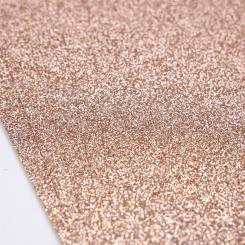 Dovecraft Glitterkarton Doppelseitig DIN A4  350g/m²  - 6 Bögen - Rose Gold 